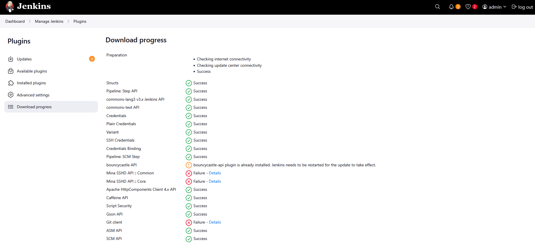 Jenkins Install Pluggins
